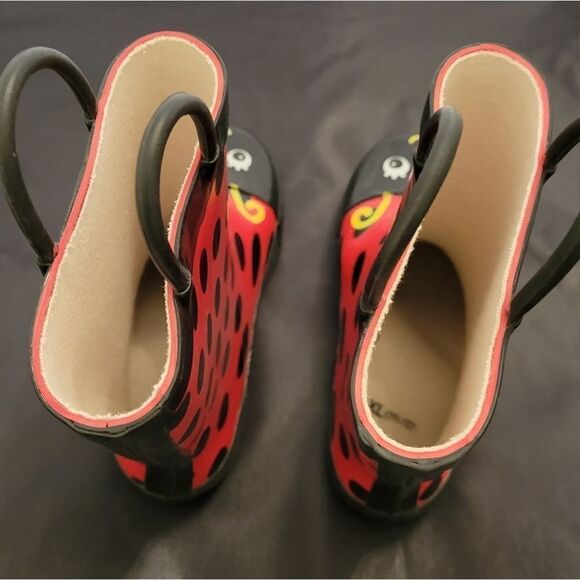 BRAND NEW LADYBUG  GIRL RAIN BOOTS - Picture 9 of 16